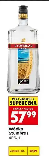Biedronka WÓDKA STUMBRAS oferta