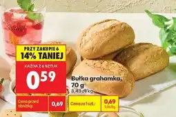 Biedronka bułka grahamka 70 g oferta