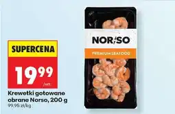 Biedronka Krewetki gotowane obrane Norso, 200 g oferta