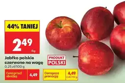 Biedronka Jabłko polskie czerwone na wage oferta