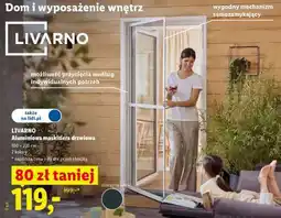 Lidl LIVARNO Aluminiowa moskitiera drzwiowa oferta