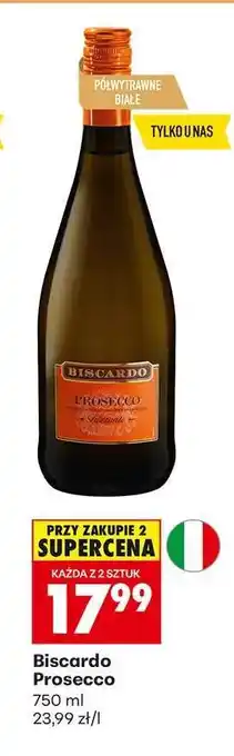 Biedronka Biscardo Prosecco oferta