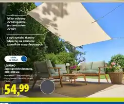Lidl LIVARNO Żagiel przeciwsłoneczny oferta