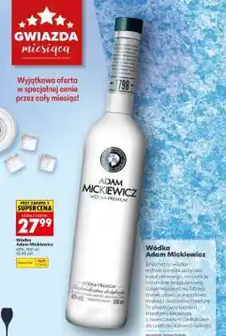 Biedronka Wódka Adam Mickiewicz oferta