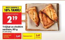 Biedronka Trójkąt ze słodkim serkiem, 80 g oferta
