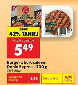 Biedronka Burger z kurczakiem Dania Express, 700 g oferta