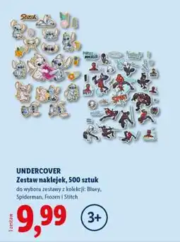 Lidl UNDERCOVER Zestaw naklejek, 500 sztuk oferta