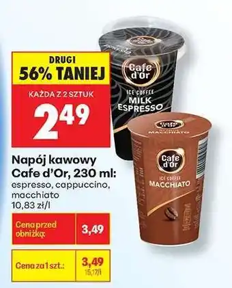 Biedronka Napój kawowy Cafe d'Or, 230 ml oferta