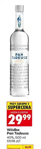 Biedronka Wódka Pan Tadeusz oferta