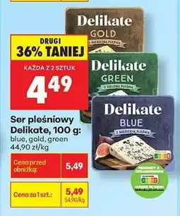Biedronka Ser pleśniowy Delikate, 100 g oferta