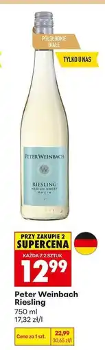 Biedronka PETER WEINBACH RIESLING oferta