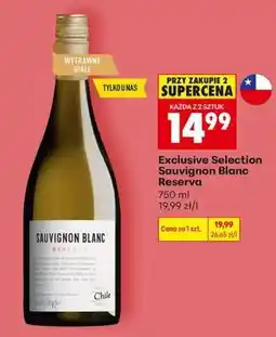 Biedronka Exclusive Selection Sauvignon Blanc Reserva oferta
