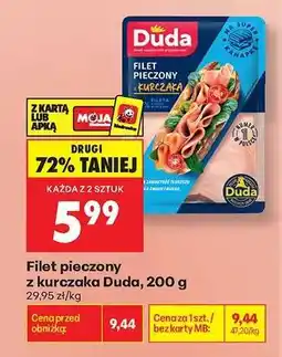 Biedronka Filet pieczony z kurczaka Duda 200 g oferta