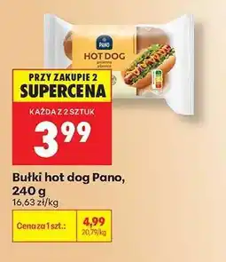 Biedronka Bułki hot dog Pano, 240 g oferta