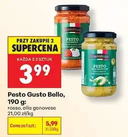 Biedronka Pesto Gusto Bello, 190 g oferta