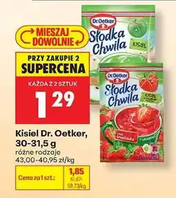 Biedronka Kisiel Dr. Oetker, 30-31,5 g oferta