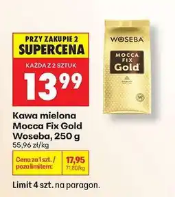 Biedronka Kawa mielona Mocca Fix Gold Woseba 250 g oferta