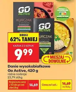 Biedronka Danie wysokobiałkowe Go Active 420 g oferta