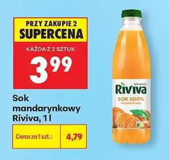 Biedronka Sok mandarynkowy Riviva , 1l oferta