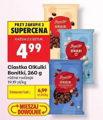 Biedronka Ciastka O!Kulki Bonitki, 260 g oferta