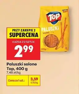 Biedronka Paluszki solone Top 400 g oferta