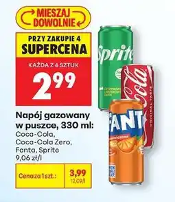 Biedronka Napój gazowany w puszce, 330 ml oferta