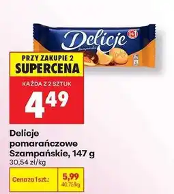 Biedronka Delicje pomarańczowe Szampańskie, 147 g oferta