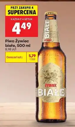 Biedronka Piwo Żywiec białe 500 ml oferta