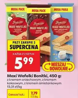 Biedronka Maxi Wafelki Bonitki, 450 g oferta