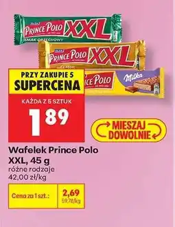 Biedronka Wafelek Prince Polo XXL, 45 g oferta