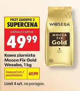 Biedronka Kawa ziarnista MOCCA FIX GOLD WOSEBA 1 kg oferta