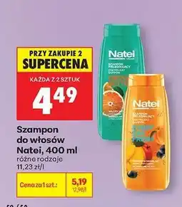 Biedronka Szampon do włosów Natei, 400 ml oferta
