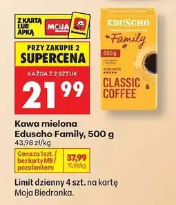 Biedronka Kawa mielona Eduscho Family, 500 g oferta
