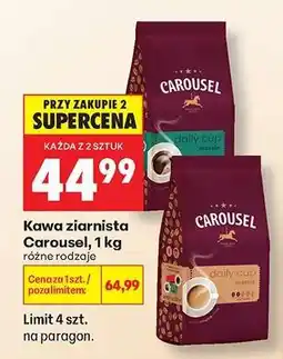 Biedronka Kawa ziarnista Carousel , 1 kg oferta