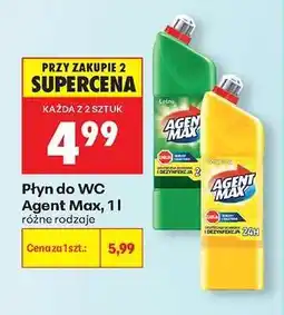 Biedronka Płyn do WC Agent Max, 1l oferta