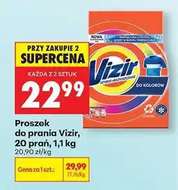 Biedronka Proszek do prania Vizir 20 prań 1,1 kg oferta