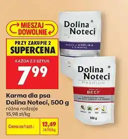 Biedronka Karma dla psa Dolina Noteci, 500 g oferta