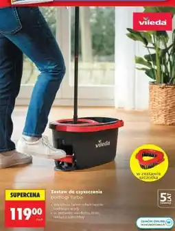Biedronka Zestaw do czyszczenia podłogi Turbo oferta