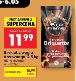 Biedronka Brykiet z węgla drzewnego, 2,5 kg oferta