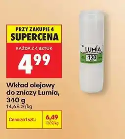 Biedronka Wkład olejowy do zniczy Lumia , 340 g oferta