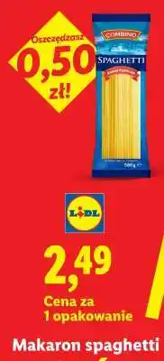 Lidl Makaron spaghetti oferta