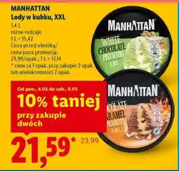 Lidl MANHATTAN Lody w kubku, XXL oferta