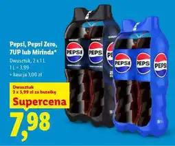 Lidl Pepsi, Pepsi Zero, 7UP lub Mirinda oferta