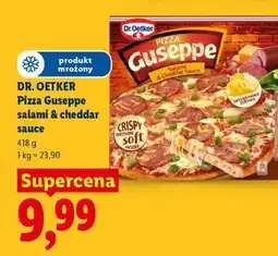 Lidl Dr. Oetker Pizza Guseppe, salami & cheddar sauce oferta