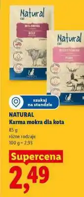 Lidl NATURAL Karma mokra dla kota oferta