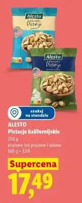Lidl ALESTO Pistacje kalifornijskie oferta