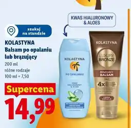 Lidl KOLASTYNA Balsam po opalaniu lub brązujący oferta