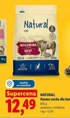 Lidl NATURAL Karma sucha dla kotów oferta