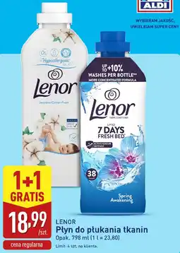 ALDI Lenor Płyn do płukania tkanin oferta