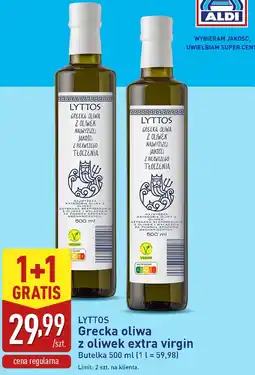 ALDI Grecka oliwa z oliwek extra virgin LYTTOS oferta